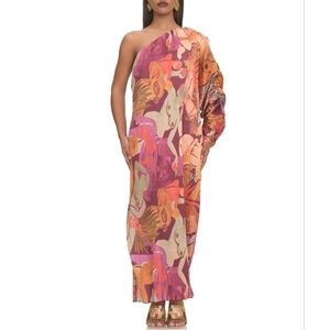 ANDREA IYAMAH LETTI PLEATED DRESS